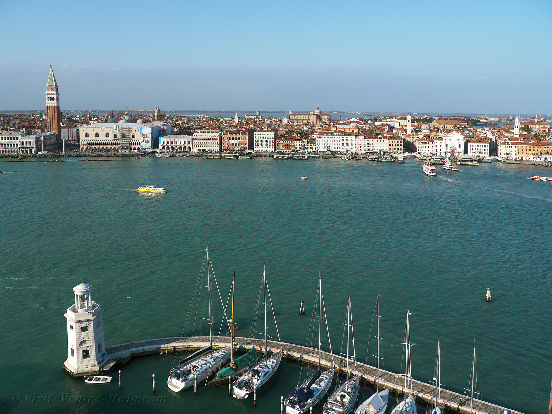 Campanile Bell Tower of Island San Giorgio Maggiore Venice